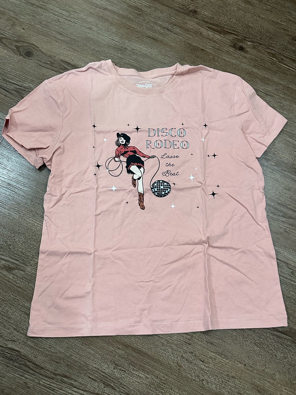Pink 'Disco Rodeo' Graphic Tee